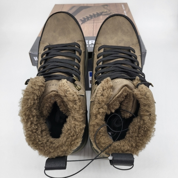 New Weatherproof Men's Log Jam Snow Boots Size 10 - Picture 6 of 8